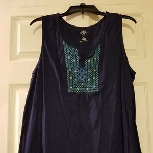 St John's Bay navy top 1X